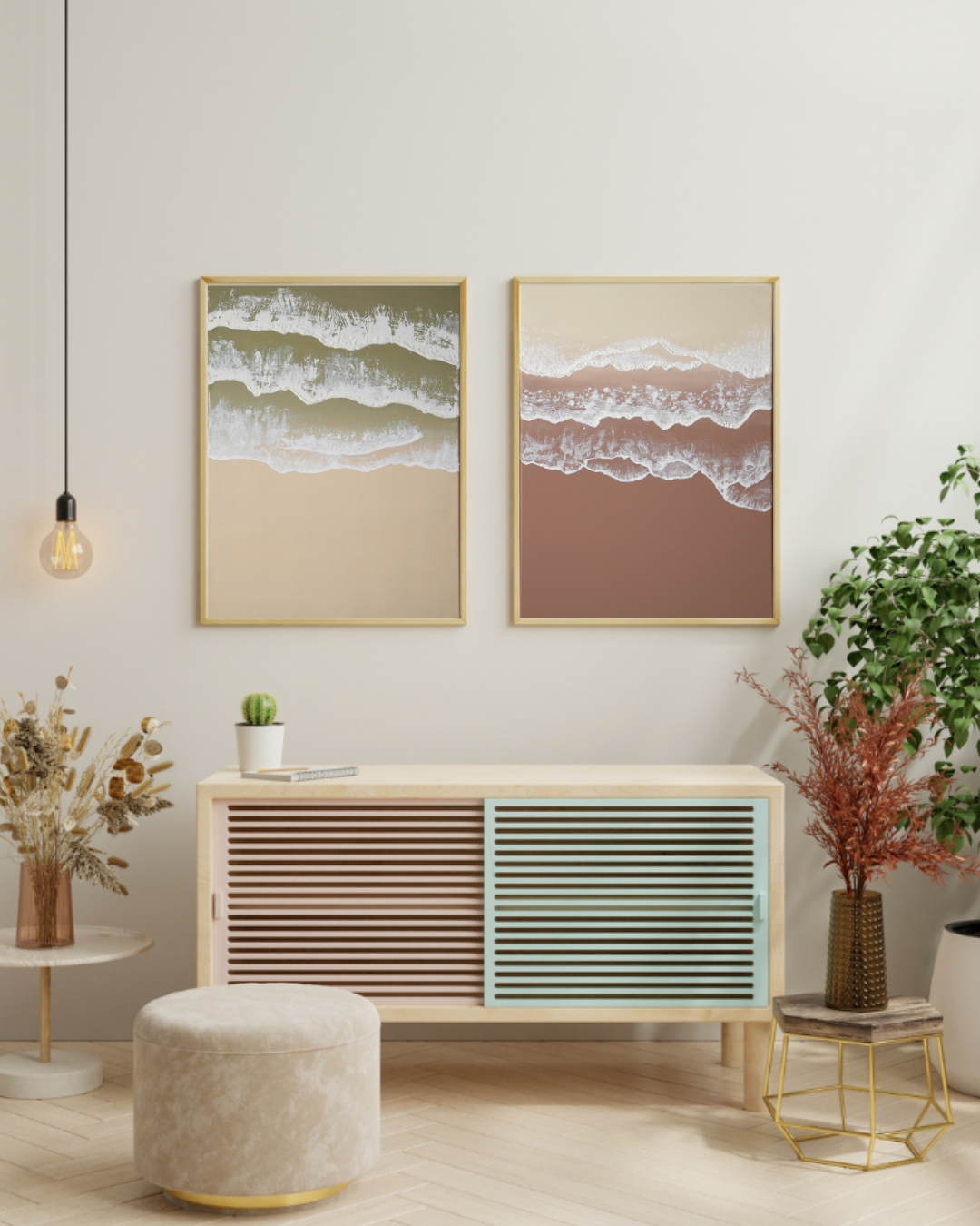 DUO ONDA – Tableaux texturés