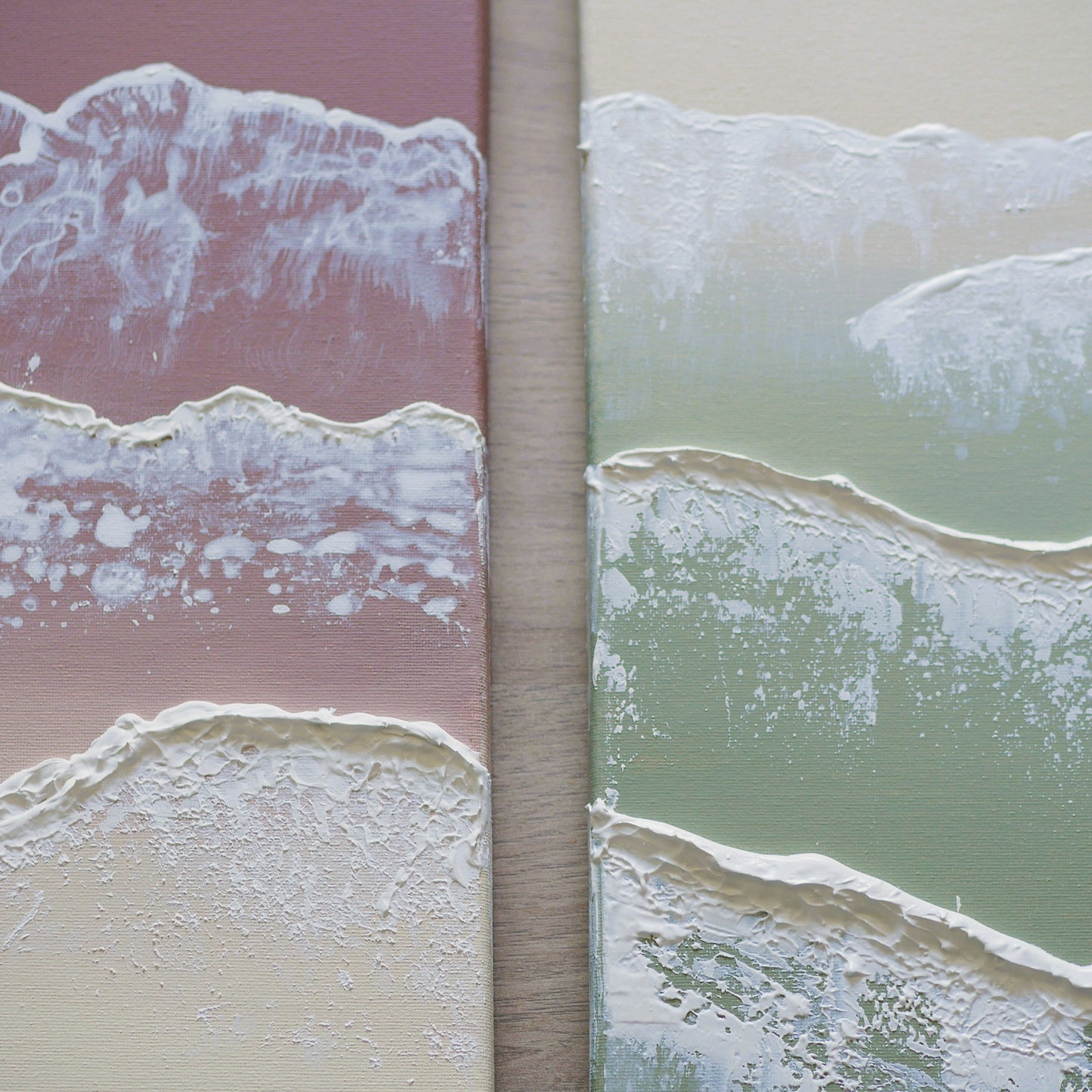 DUO ONDA – Tableaux texturés