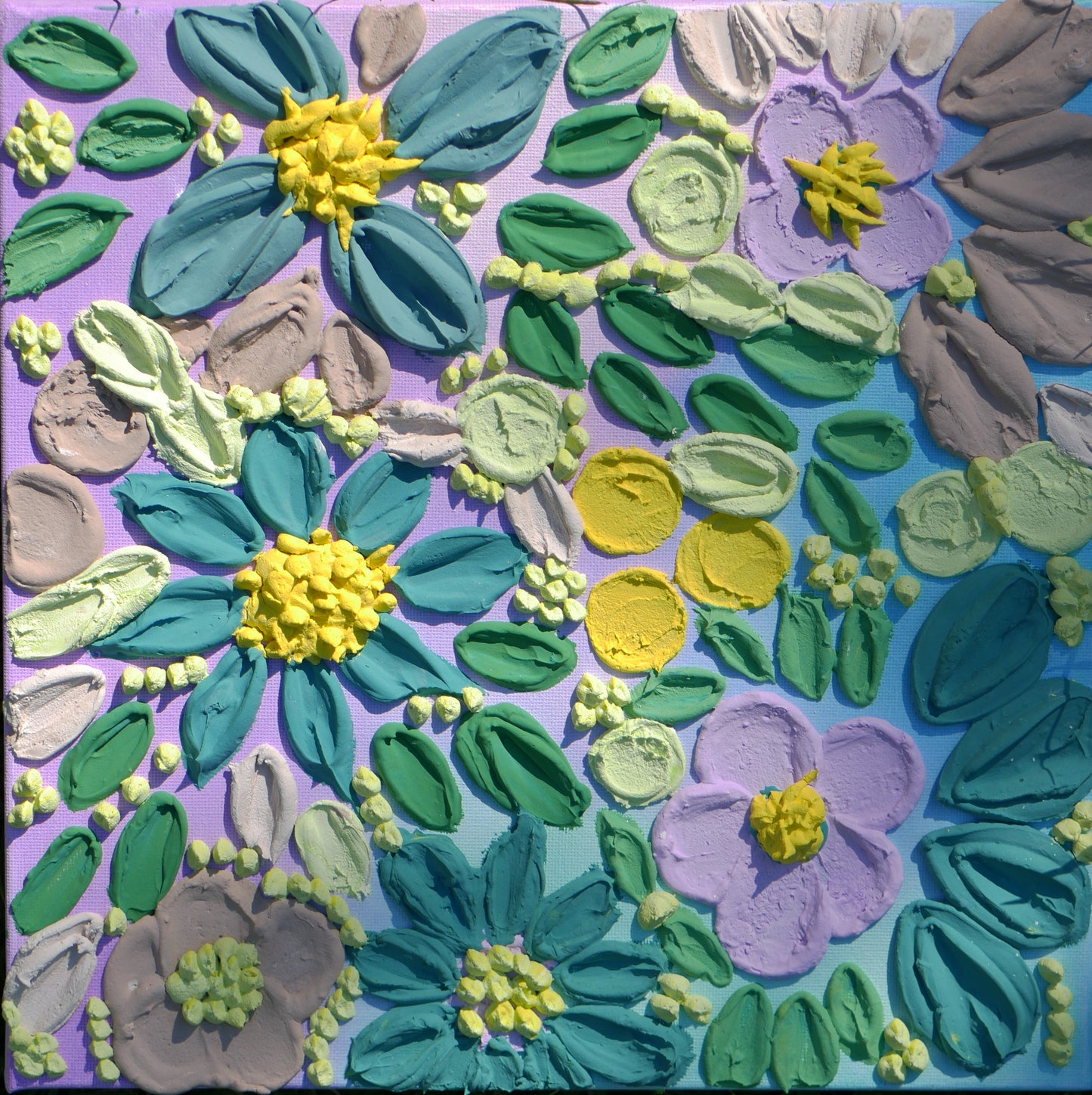 CHAMP FLORAL - Art Texturé