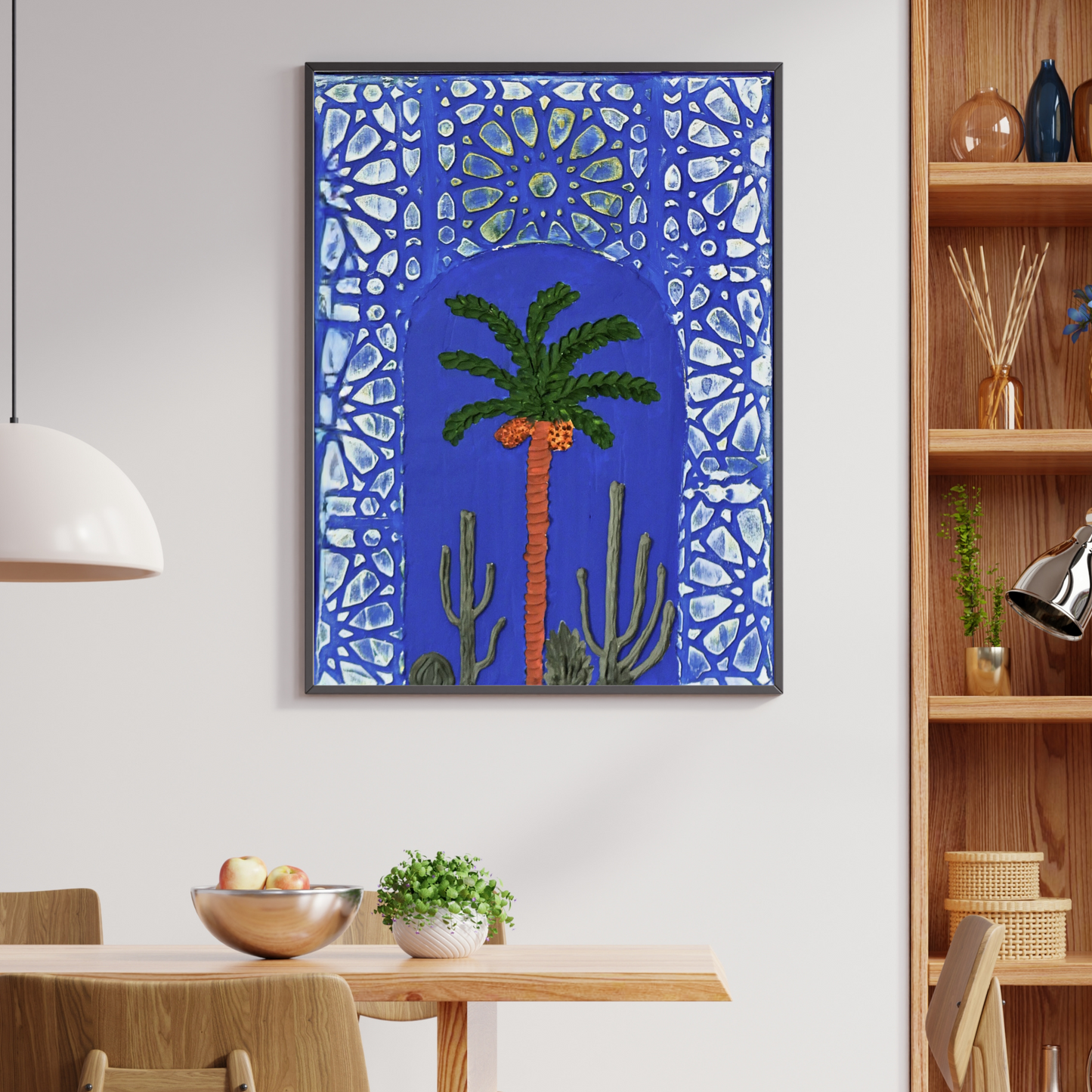 Jardin Majorelle – Œuvre originale encadrée