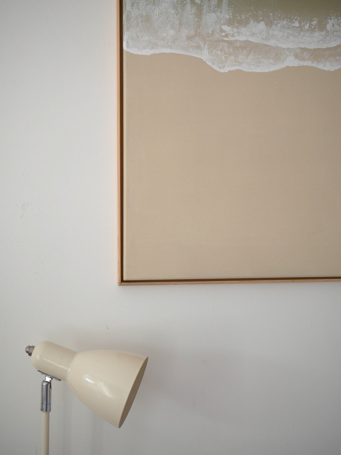 ONDA VERDE – Tableau texturé - Vert & Beige