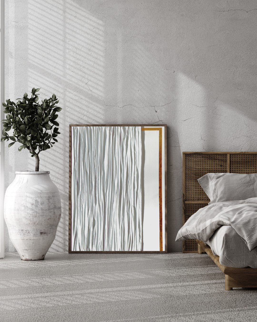 ÉLÉGANCE DRAPÉE - Collection DRAPÉS Tableaux d'art minimaliste en texture