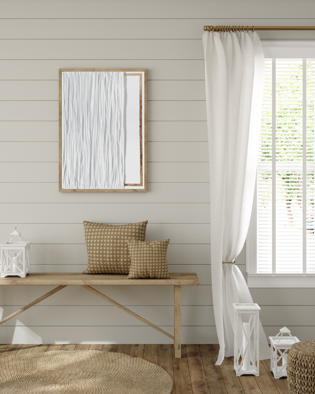 ÉLÉGANCE DRAPÉE - Collection DRAPÉS Tableaux d'art minimaliste en texture