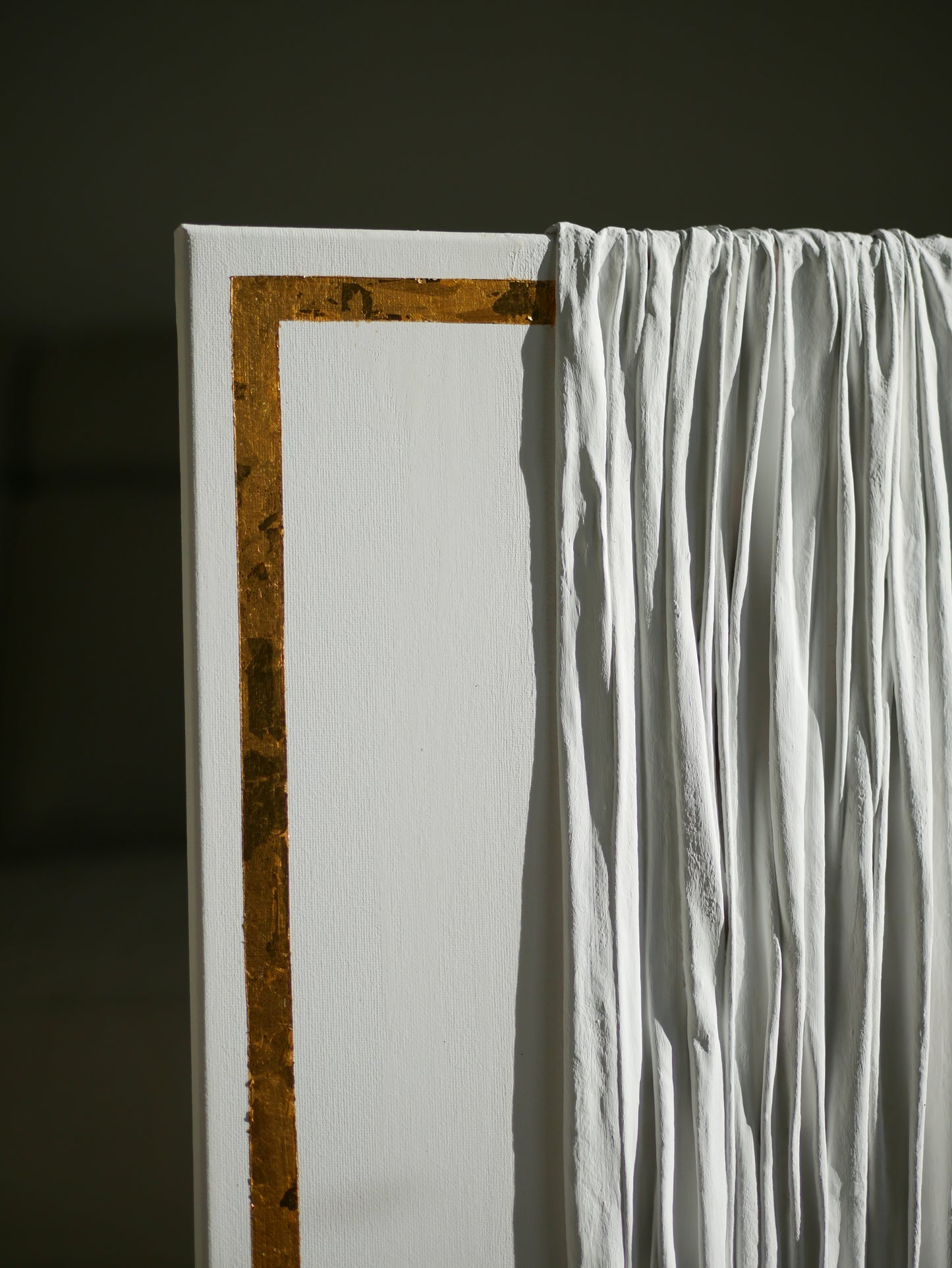 ÉLÉGANCE DRAPÉE - Collection DRAPÉS Tableaux d'art minimaliste en texture