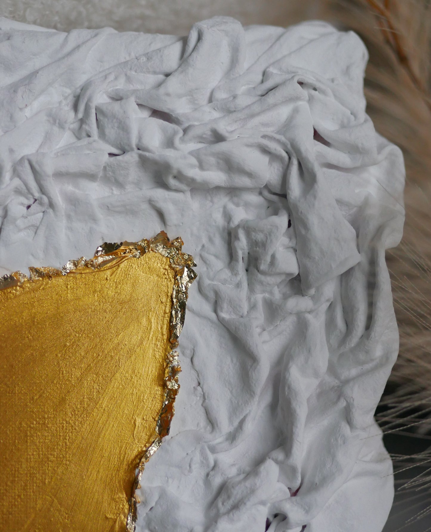 RÉVÉLATION - Collection DRAPÉS Tableaux Minimalistes d'Art Texturé