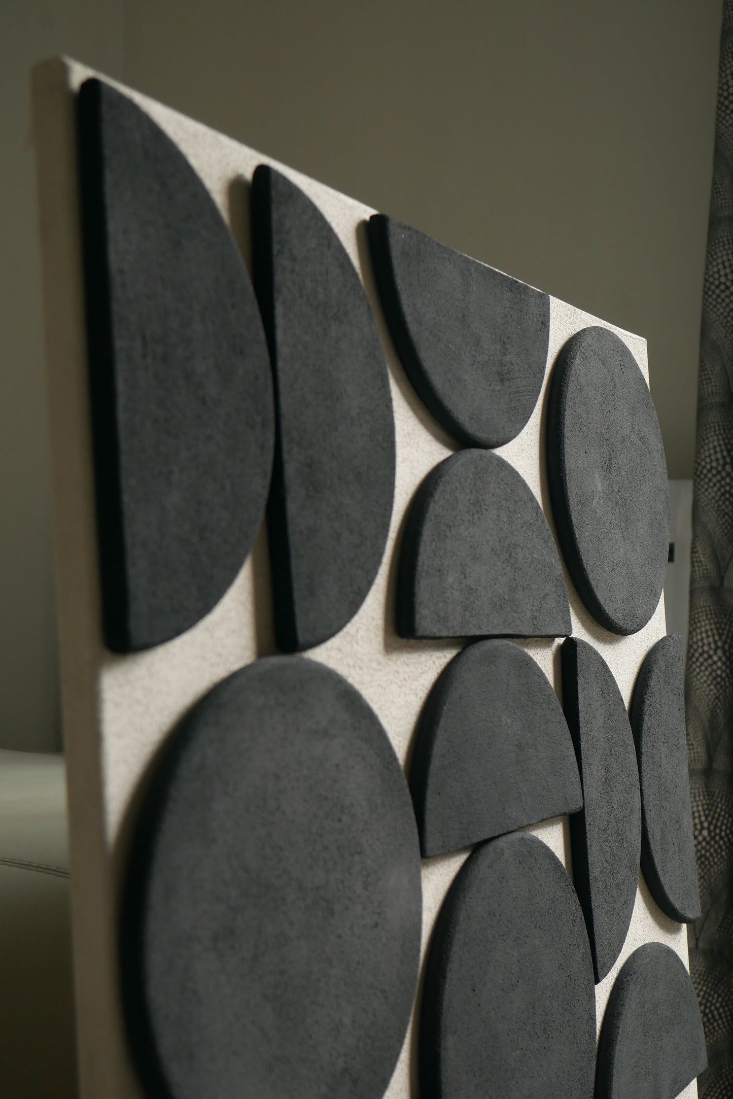 Tableau texturé en relief 3D - ECLIPSE - Décoration murale