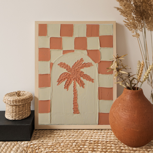 PALMA MOSAÏQUE Tableau texturé